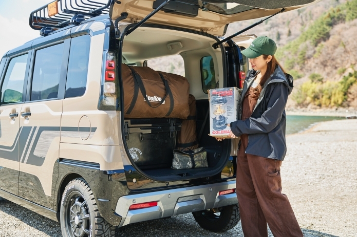 DAMDのカスタムパーツ「DALI」を装備した、三菱の「デリカミニ」