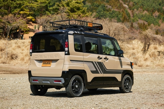 DAMDのカスタムパーツ「DALI」を装備した、三菱の「デリカミニ」