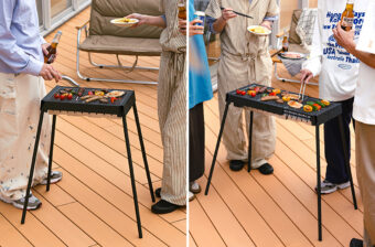 グイ〜ンと伸びる新発想！DODの「“伸び縮み”するBBQグリル」なら人数も気にせずOK