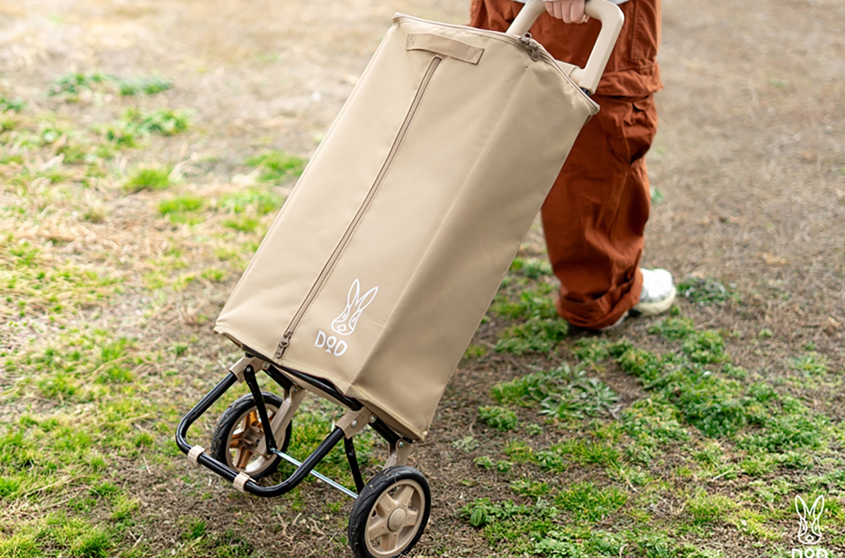 改札スルーでストレスなし!DODの“電車移動できるキャリー”がキャンプのハードル下げるかも