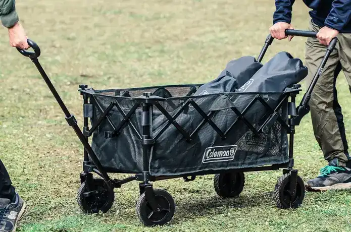 コールマンのアウトドアワゴンNXメッシュ(ジェットブラック)