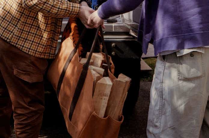 DULTON ダルトン ワックス キャンバス ログ バッグ