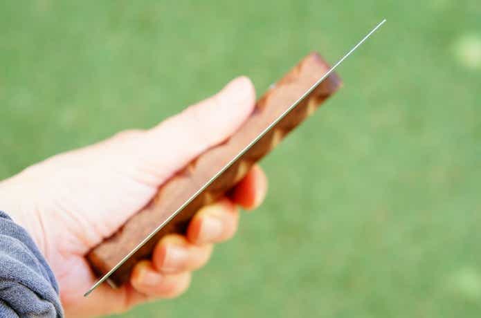 キャンピングムーンのスクレーパーの刃、厚み