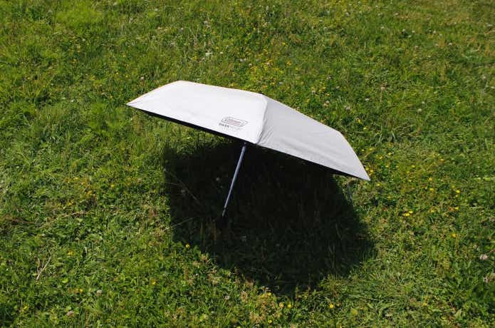 空の下に開いて置いてある