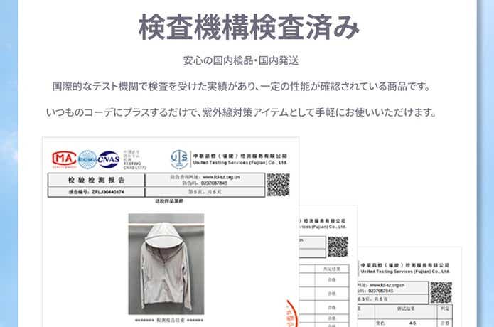 楽天の名もなきパーカー参考画像