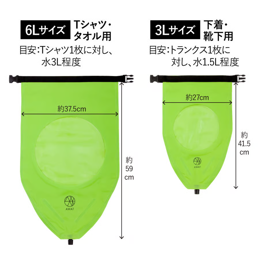 AWAT「シャカシャカウォッシュバッグ」公式規定量
