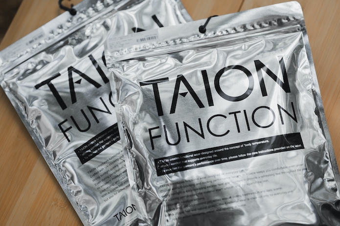 TAIONの銀色のパッケージ