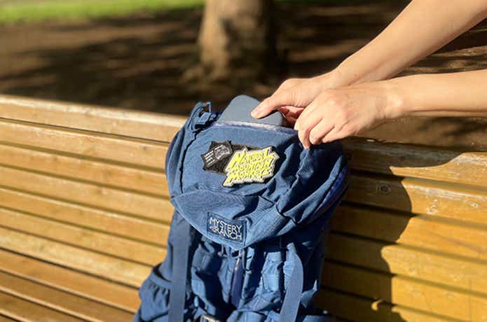 IKEA「リトスフェール」バックパックに入れるところ