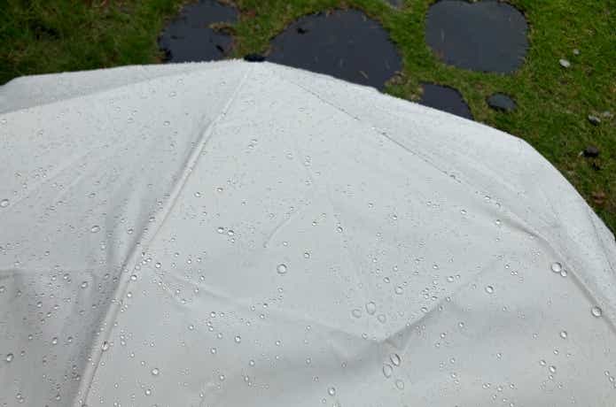 雨の日に使っているところ