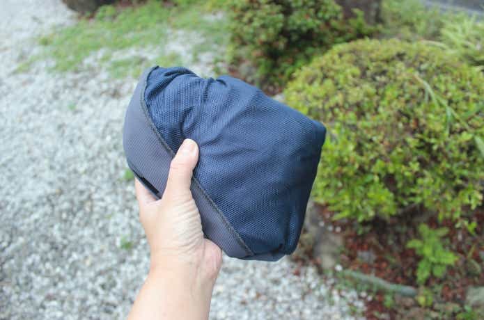 ポケットに収納した状態