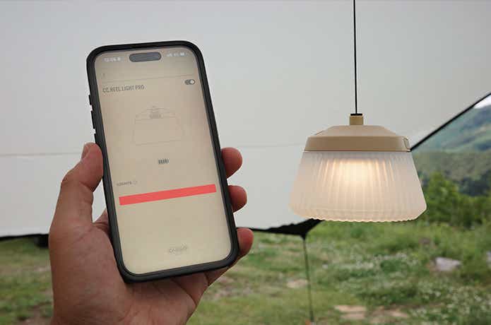 REEL LIGHT PROとスマホアプリ