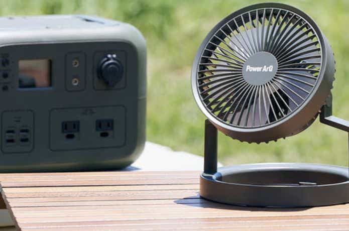 PowerArQ Fan Light 卓上扇風機