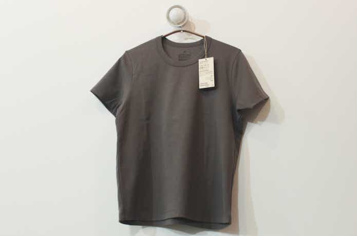 無印良品の涼感汗じみしにくいクルーネック半袖Tシャツ