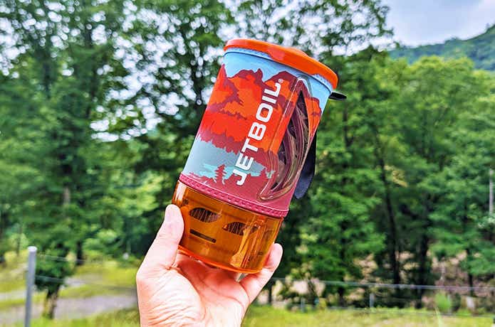 ジェットボイル「フラッシュ 1.0L」手持ち
