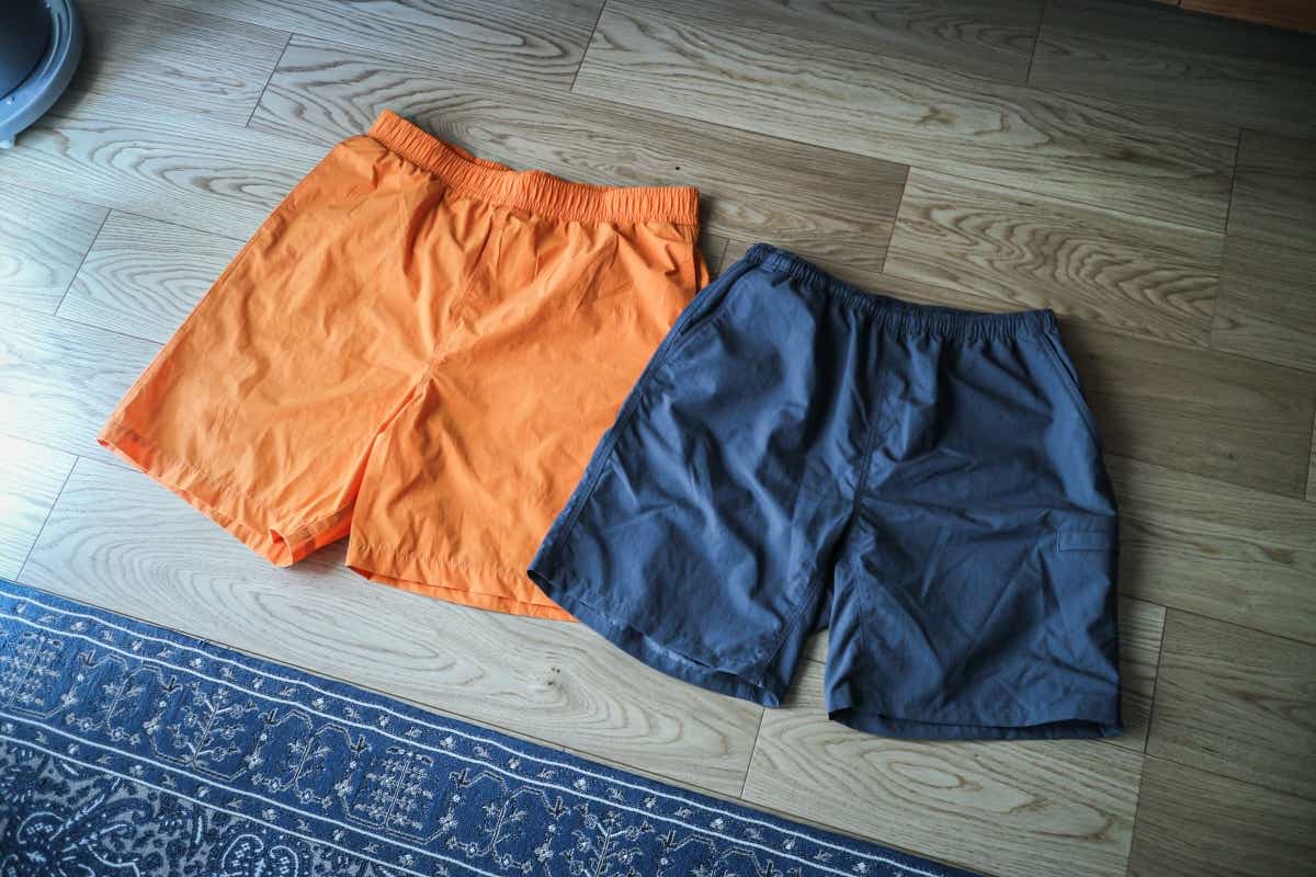 無印とファミマのショートパンツ比較