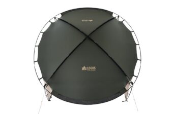 ロゴスがすごい。屋根が“ただの日陰”じゃなくて“まさかの丸型”。これで日陰が1.5倍マシになる新作タープです