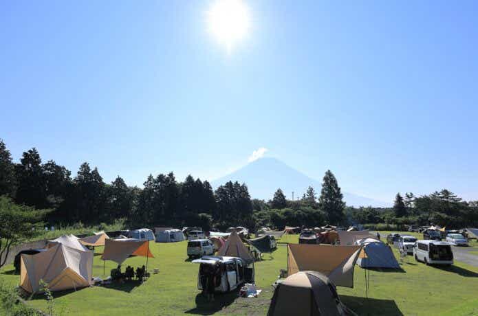 真夏のキャンプ場