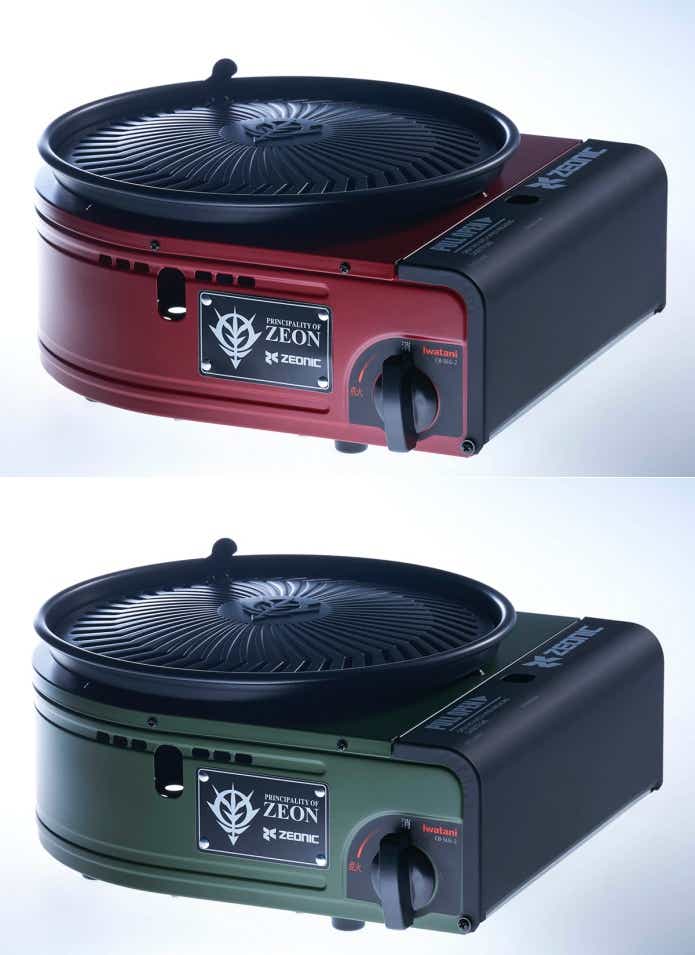 イワタニ 「カセットガス スモークレス焼肉グリル「やきまる」シャア専用ザクⅡモデル」