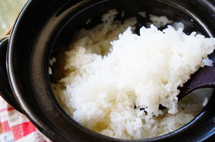 無印良品のごはん鍋で炊飯したごはん