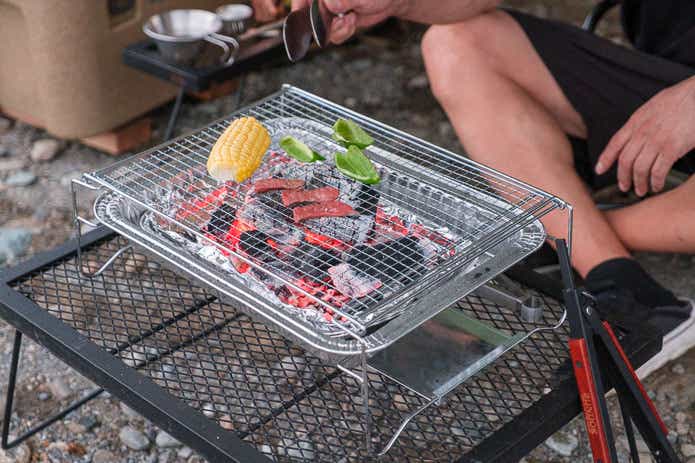 BBQの様子