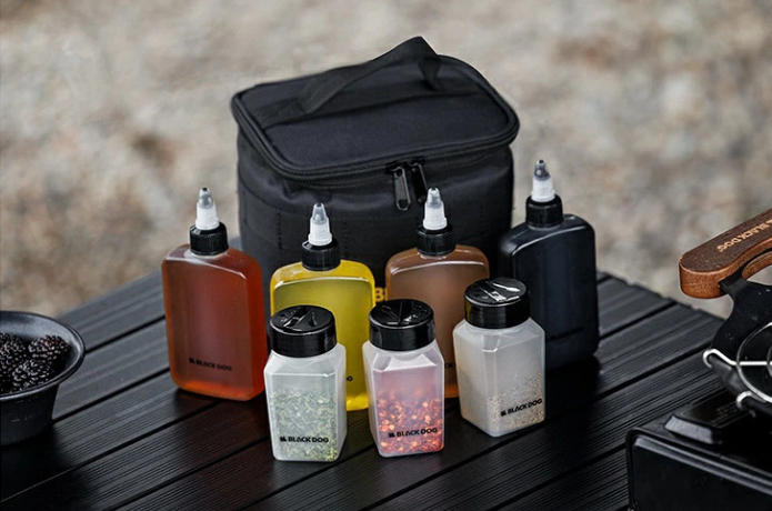 BLACKDOG アウトドア調味料ボトルセット