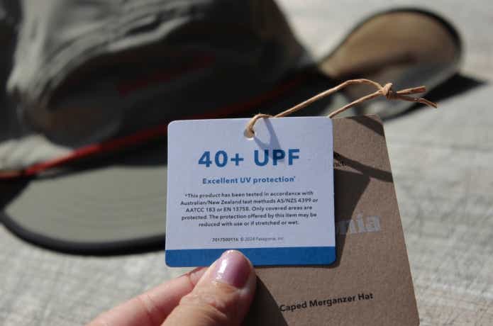 UPF40+のタグ