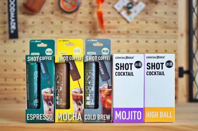 @once　ショットコーヒーとショットカクテル