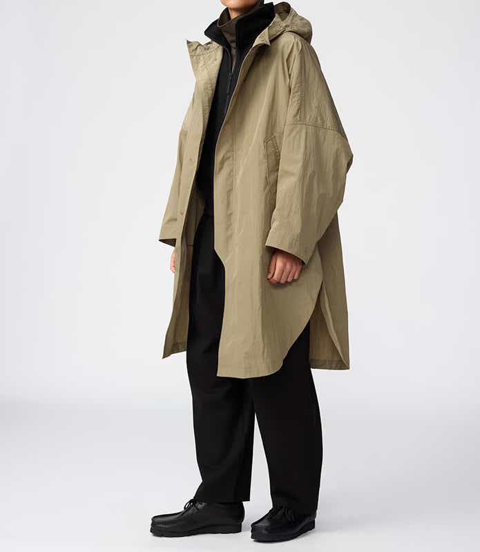 UNIQLO U フーデッドロングコート