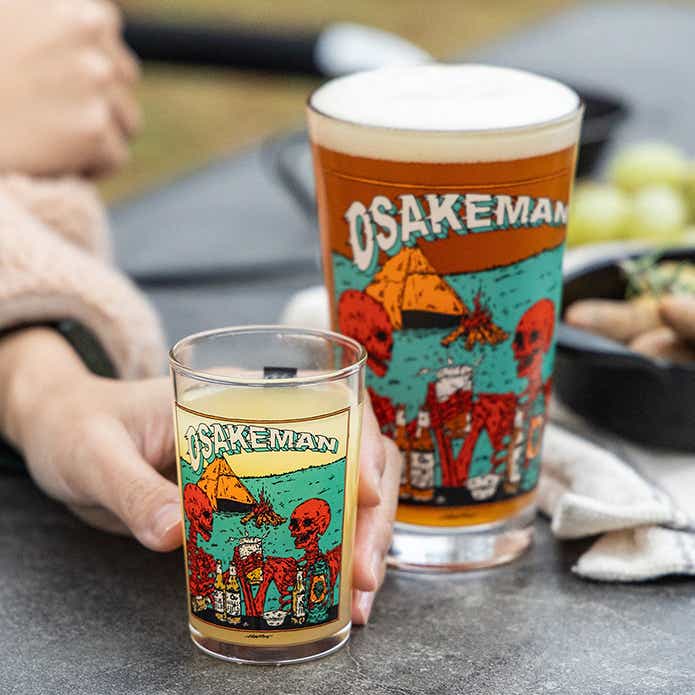 HILLS FIELD「OSAKEMANミニグラス -180ml-」
