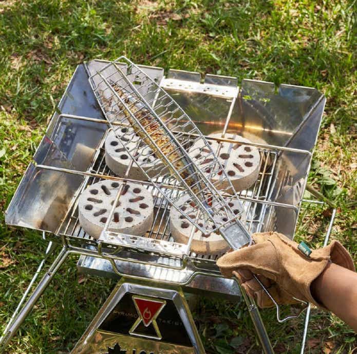 ロゴス 炭火サンマ焼き器