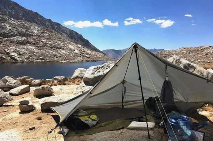 パーゴワークス「NINJA TARP」でキャンプ