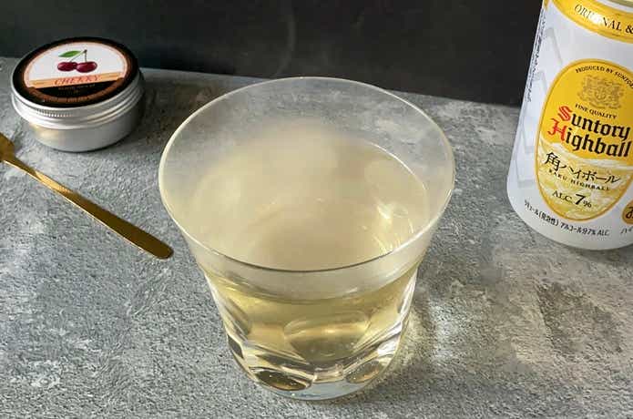 燻製したハイボール