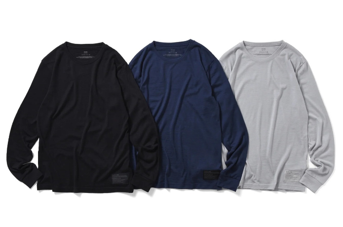 TAION メリノウール アンダーウェア ロングスリーブ Tシャツ