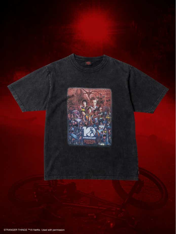 「古着感がいい」BEAMS HEART（ビームス ハート）×『ストレンジャー・シングス』10周年コラボ、10月23日発売！
