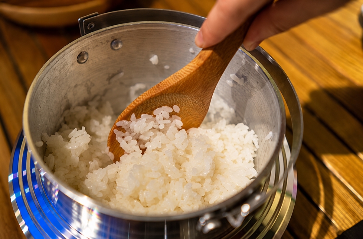 ユニフレームの「キャンプ羽釜」でご飯を炊いたら、感動レベルのおいしさだった